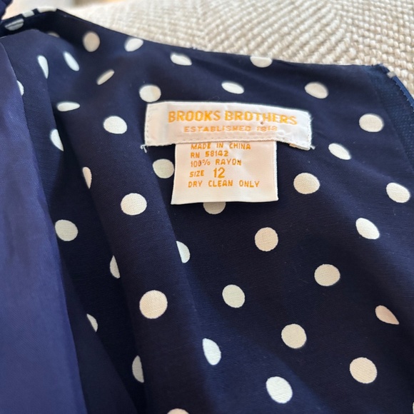 Brooks Brothers Polka Dot Dress - Picture 4 of 4